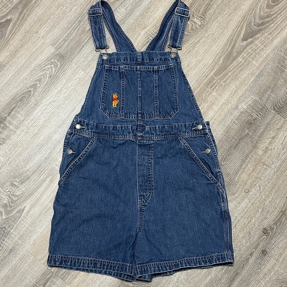 Disney Denim - Disney Blue Denim Winnie the Pooh Overalls